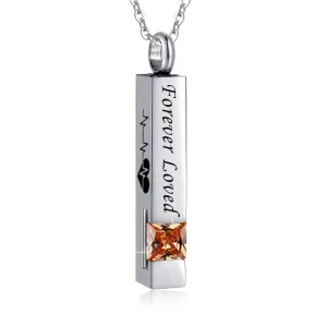 collier urne pierre naissance Octobre