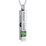 collier urne pierre naissance Mai