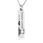 Collier urne pierre naissance Avril