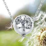 collier urne bouledandelion