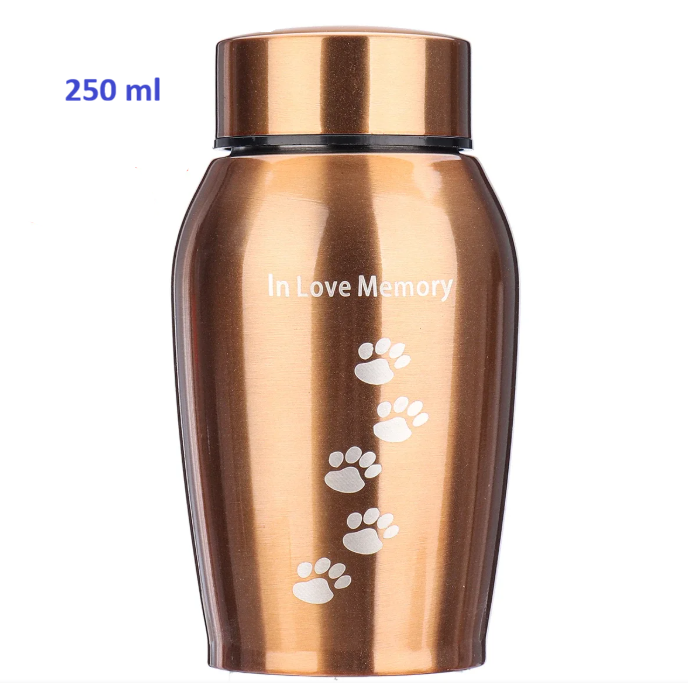 Urne animaux chemin de pattes métal 500ml – Image 7