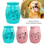 Urne miniature pour animaux jolie face