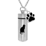 collier urne cylindre bijou Minou