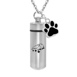 collier urne cylindre Puppy