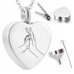 Crémation collier animaux en argent