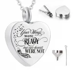 collier urne coeur animaux