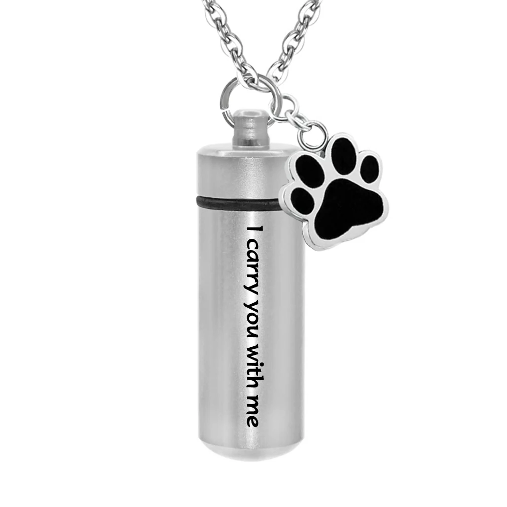 collier urne cylindre Carry