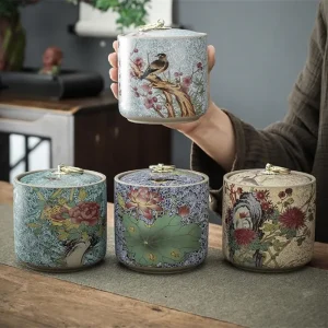 urne en céramique japonaise