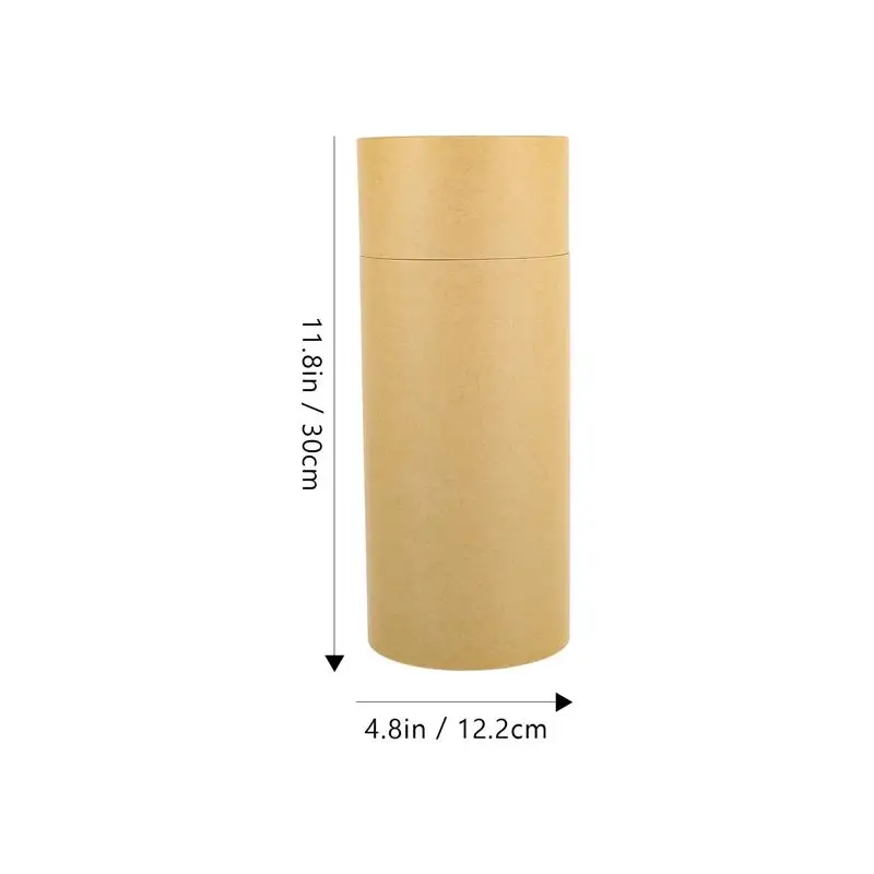 urne en bois cylindre