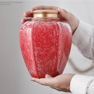grande urne céramique rouge