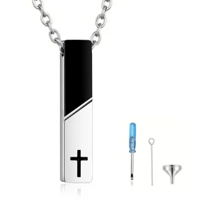 collier urne crémation en argent