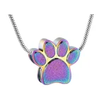 collier urne brillant pour animaux