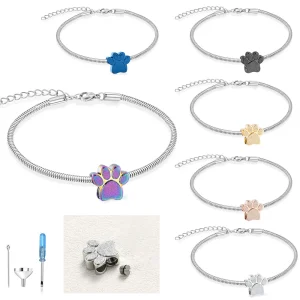 bracelet crémation inoxydable ajustable