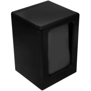 urne cinéraire animaux bois noire