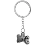 porte-clé urne argent