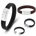 bijou crémation bracelet cuir