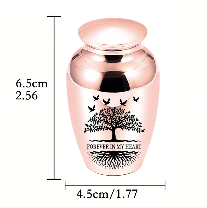 Urne crématoire arbre de vie métal – Image 10