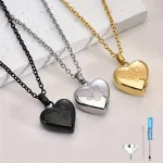 collier coeur crématoire