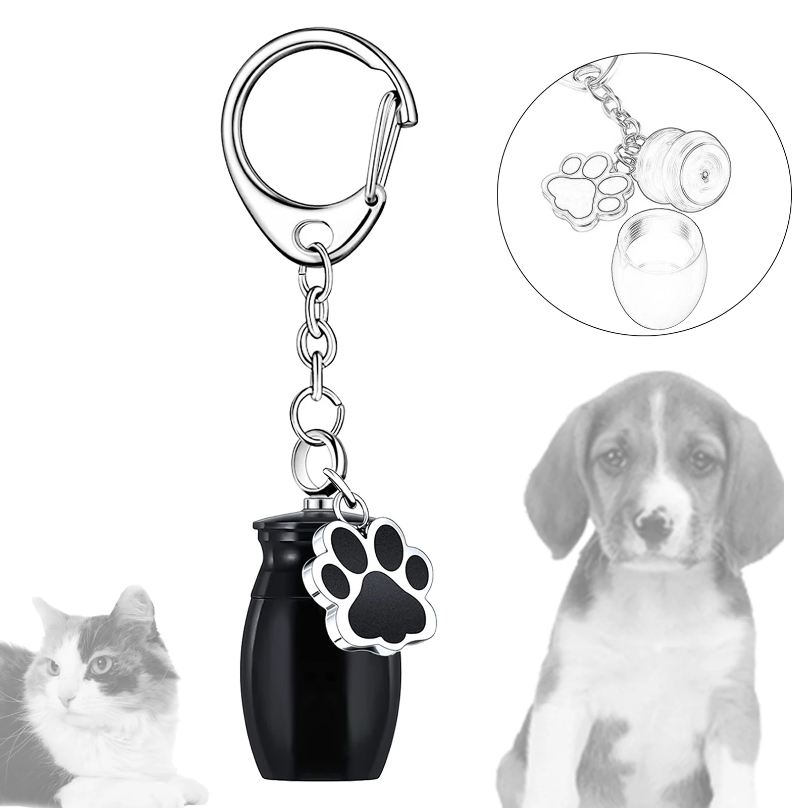 porte-clés pattes chiens