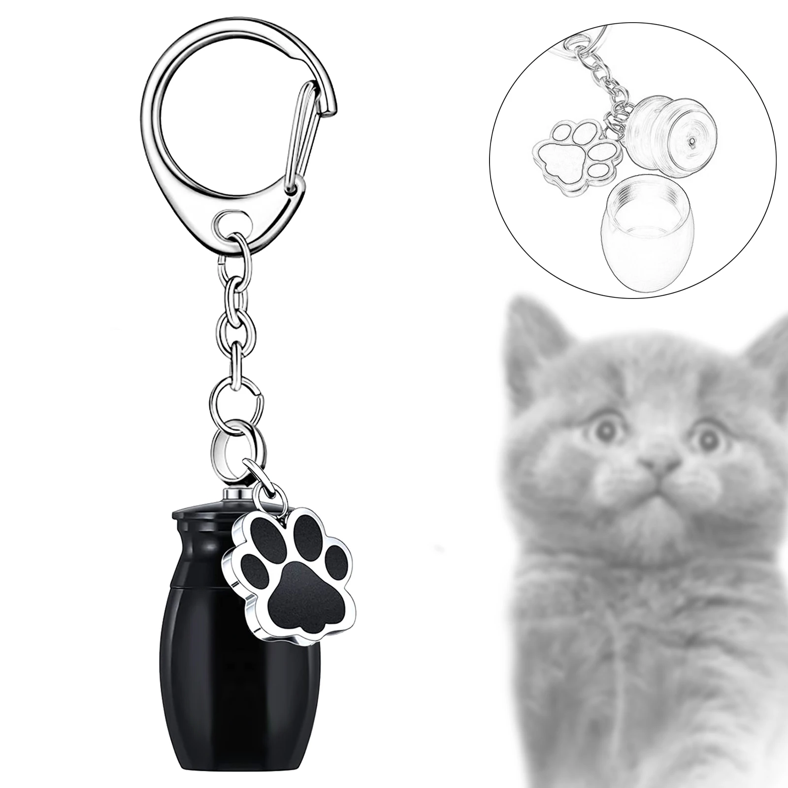 porte-clés pattes chats