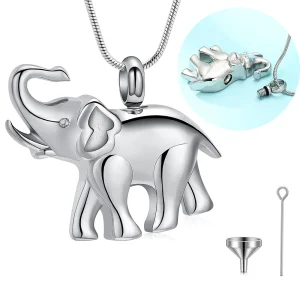collier urne éléphant