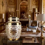 urne funéraire design rose