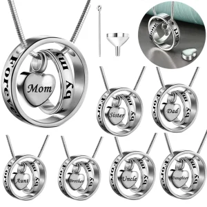 collier coeur mobile