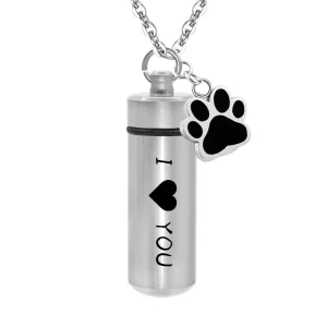 collier urne cylindre