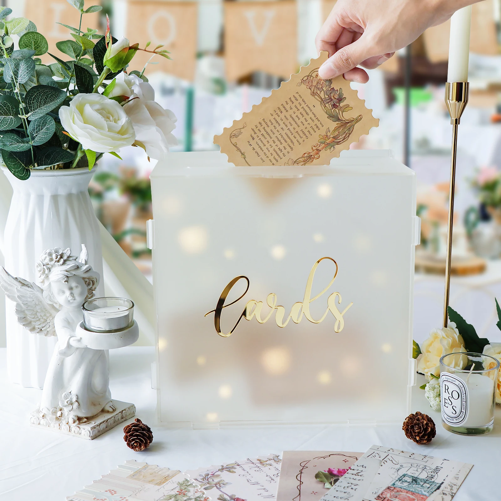 urne mariage avec Led
