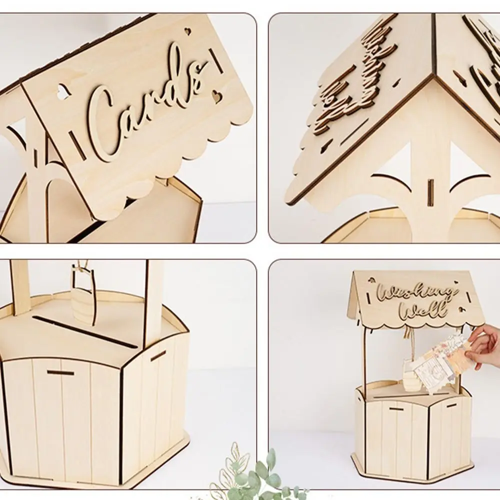 déco mariage puit en bois