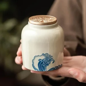 urne céramique blanche