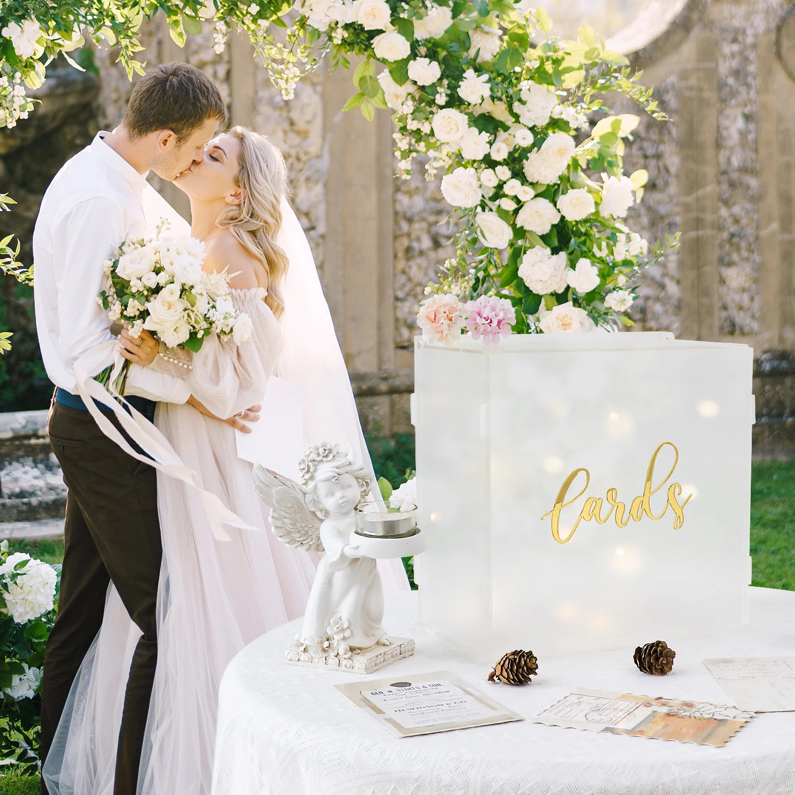boite mariage lumineuse