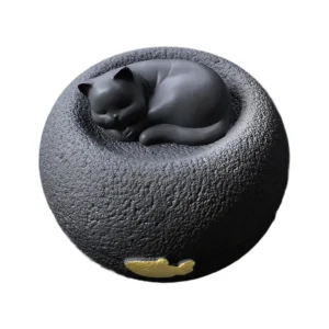 urne chat noir