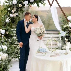 urne moderne marguerites mariage
