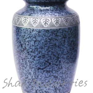 Urne métal 2 tons motif granit couleur personnalisée