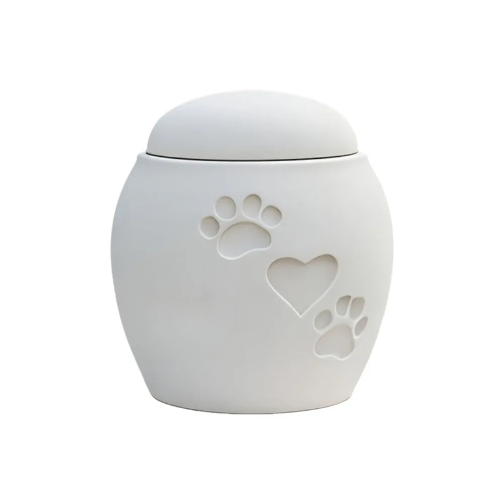 Urne animaux chat et chiens imprimé pattes et coeur 3D – Image 8