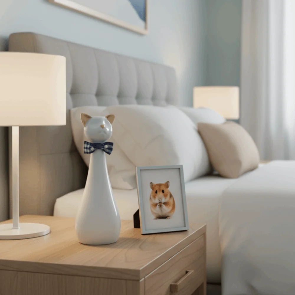 Urne chat design allongé distingué – Image 5