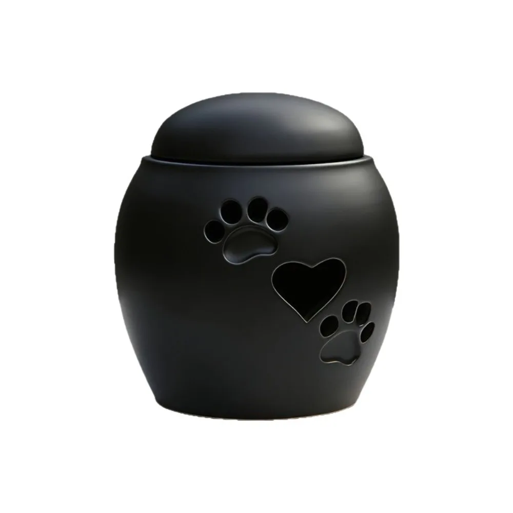 Urne animaux chat et chiens imprimé pattes et coeur 3D – Image 7