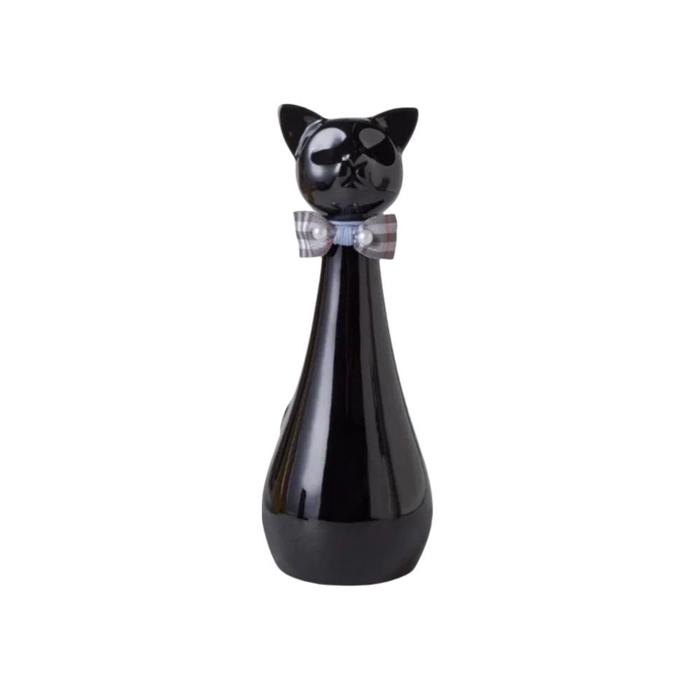 Urne chat design allongé distingué