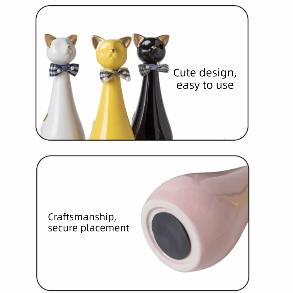 Urne chat design allongé distingué – Image 14